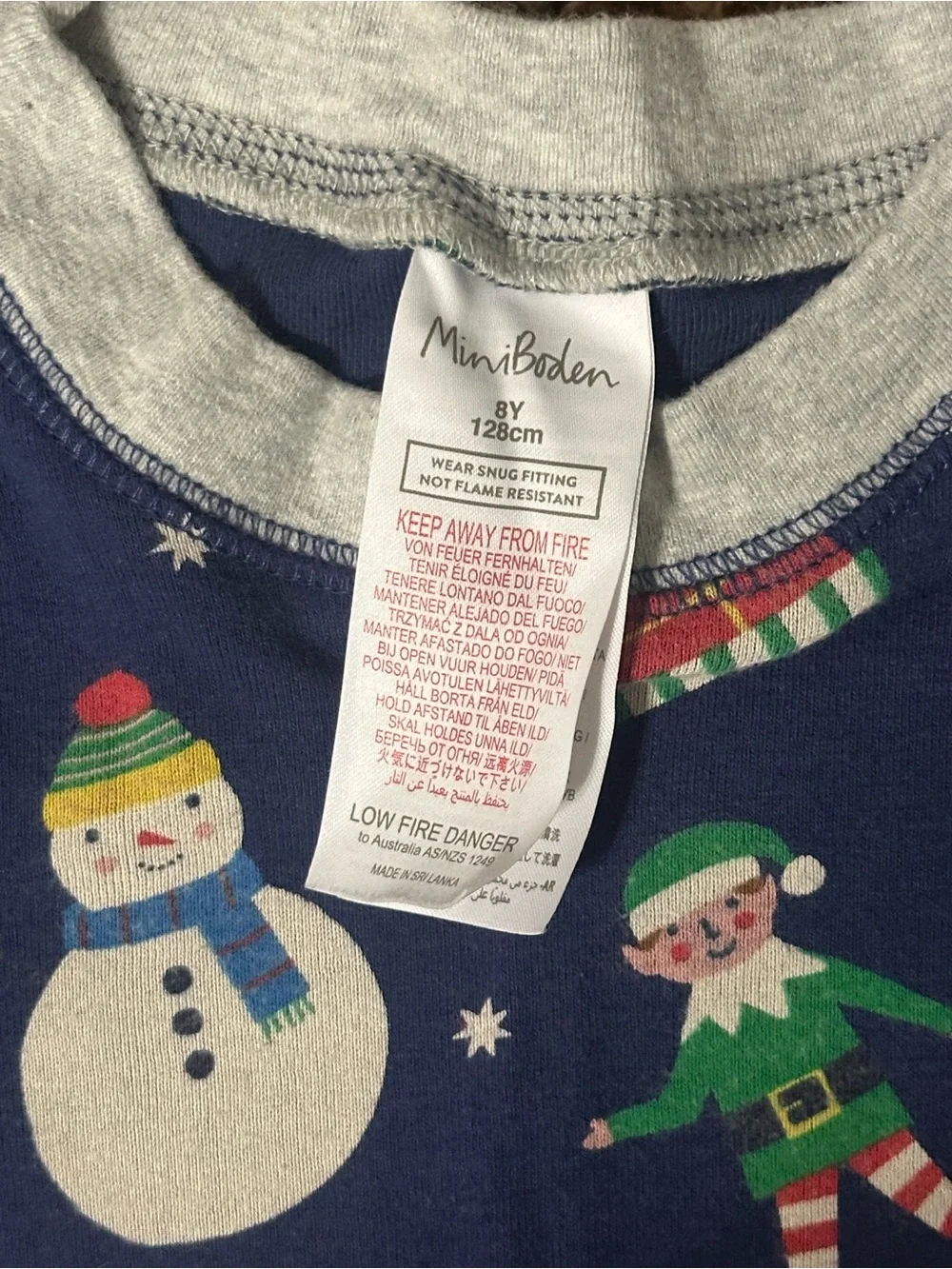 Mini Boden Christmas Pajama Sibling Set